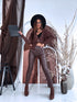 Choco, BASIC faux leather pants "-5kg" C56-3